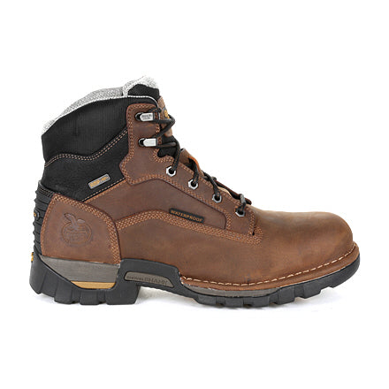 Georgia Men's 6" Eagle One Waterproof Work Boot - Brown GB00312 - ShoeShackOnline