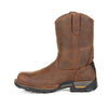 Georgia Men's 10" Eagle One Waterproof Pull-On Waterproof Work Boot - Brown GB00314 - ShoeShackOnline