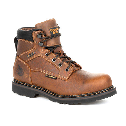 Georgia Men's 6" Giant Revamp Waterproof Work Boot - Brown GB00316 - ShoeShackOnline