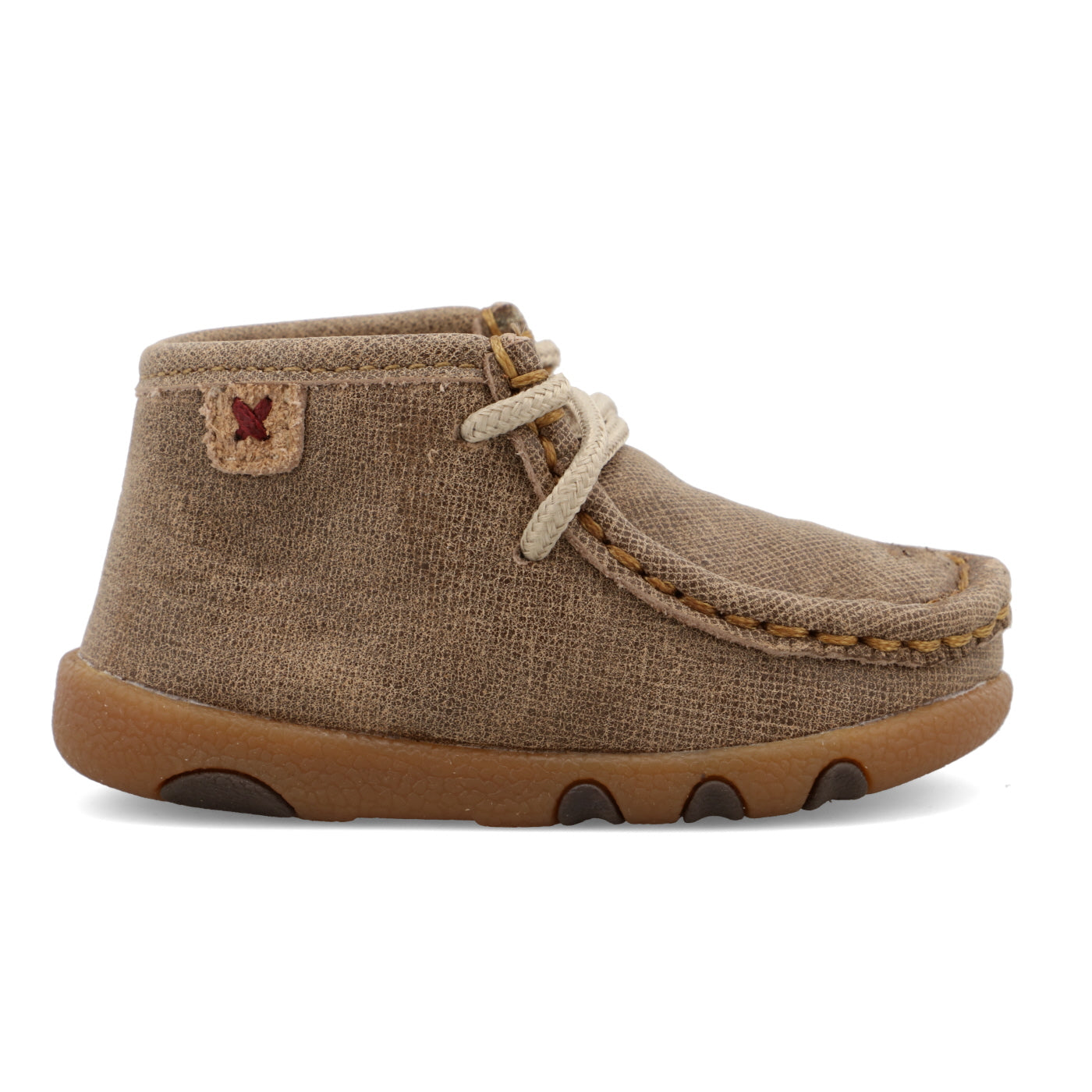 Twisted X Infant's Lace Up Chukka Driving Moc - Dusty Tan ICA0005