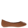 Steve Madden Girl's JHeavenQ Ballet Flat - Cognac - ShoeShackOnline