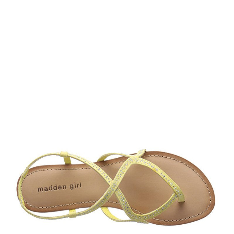 Madden Girl Luuluu One Band Embellished Flat Sandals | Sandals | Shoes |  Shop The Exchange