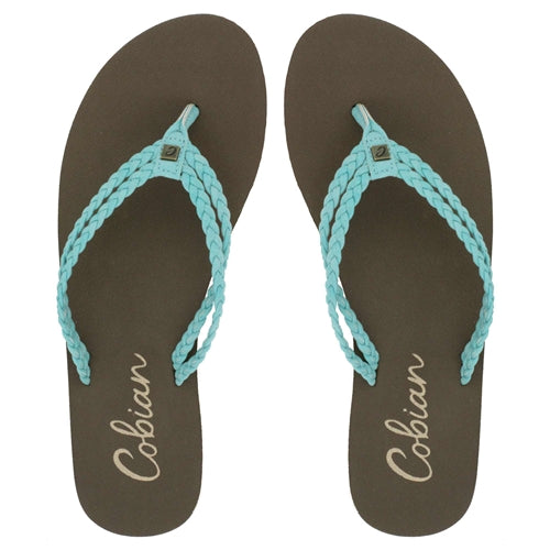 Cobian Women's Leucadia Flip Flop - Turquoise LEC17-440