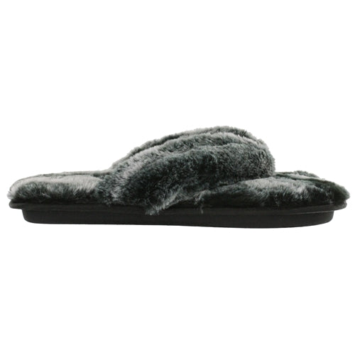 Cobian Women's Minou Fuzzy Slip On Shoe - Black MIN20-001
