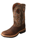 Twisted X Men's Cowboy Lite Alloy Toe Western Work Boot - Taupe/Bomber MLCA001 - ShoeShackOnline