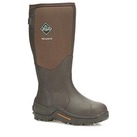 Muck Men's Wetland XF (Wide-Calf) Rubber Boot - Brown MWET-900