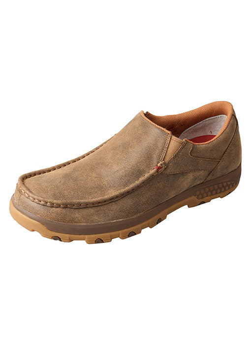 Twisted X Men's Casual Slip On Driving Moccasin - Bomber MXC0003 - ShoeShackOnline