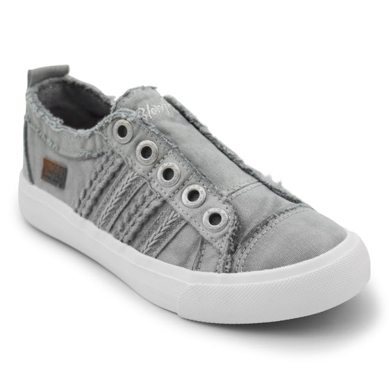 Blowfish Kid's Marlane-K Slip On Sneakers - Sweet Gray Washed Canvas