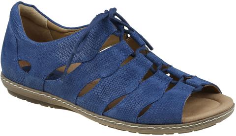 Earth Women's Plover Lace Up Sandal - Sapphire Blue 601390WBCK - ShoeShackOnline