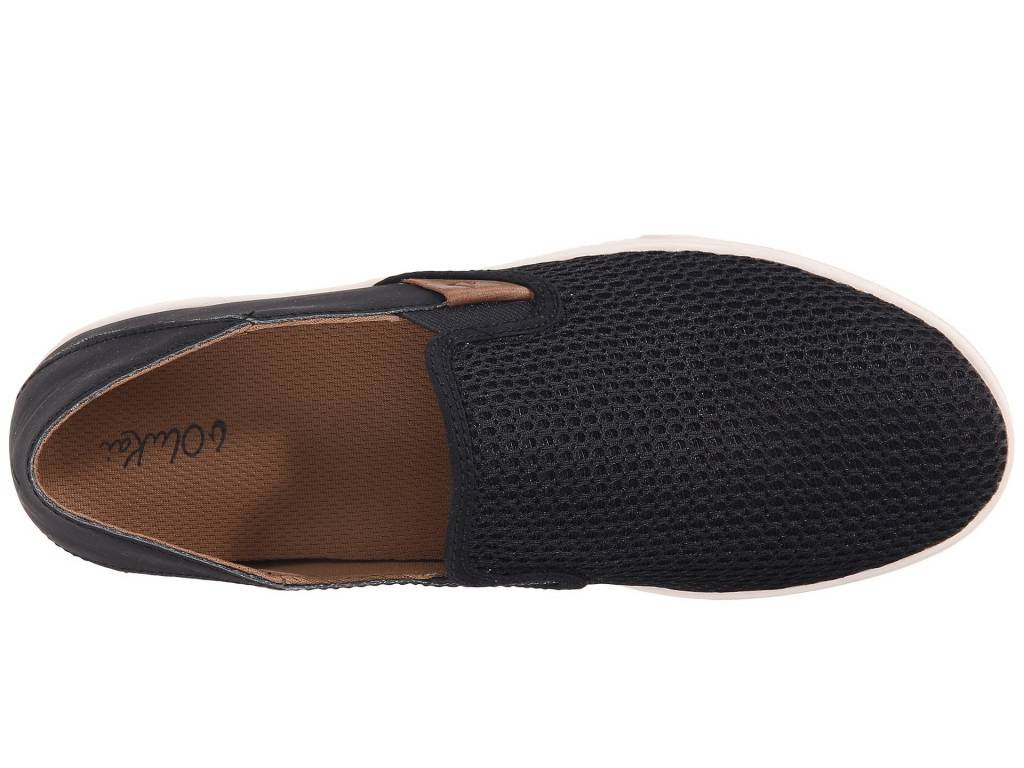 Olukai Women's Pehuea Mesh Slip On - Black/Black 20271-4040 - ShoeShackOnline