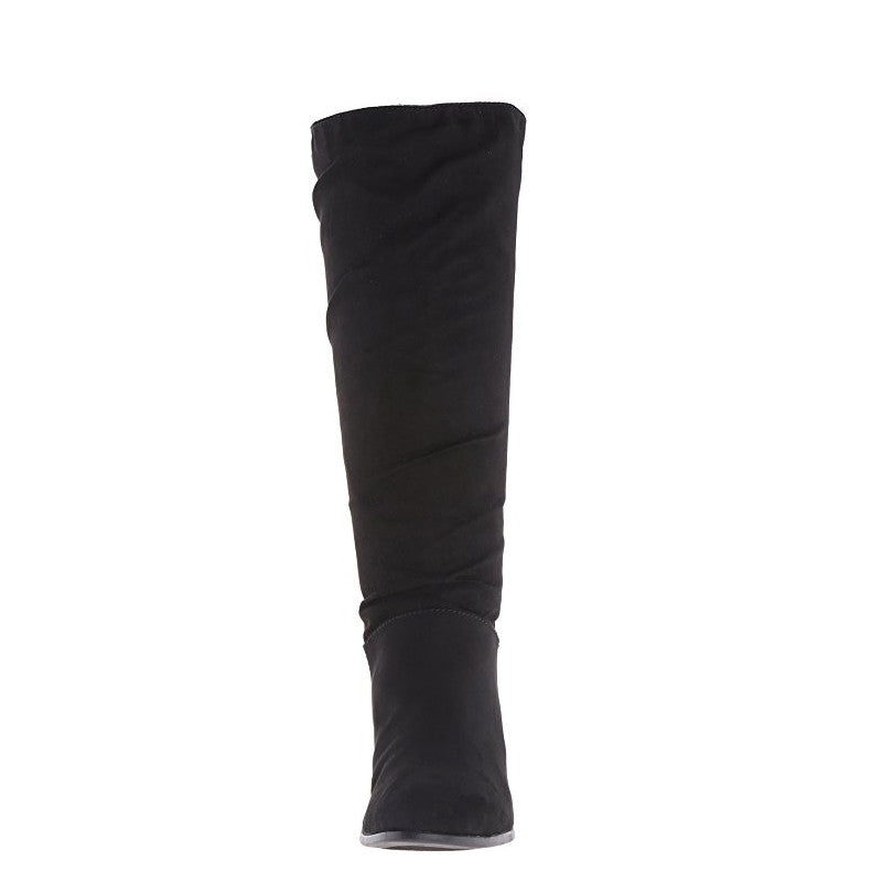 Madden Girl Women's Persiss Riding Boot - Black - ShoeShackOnline