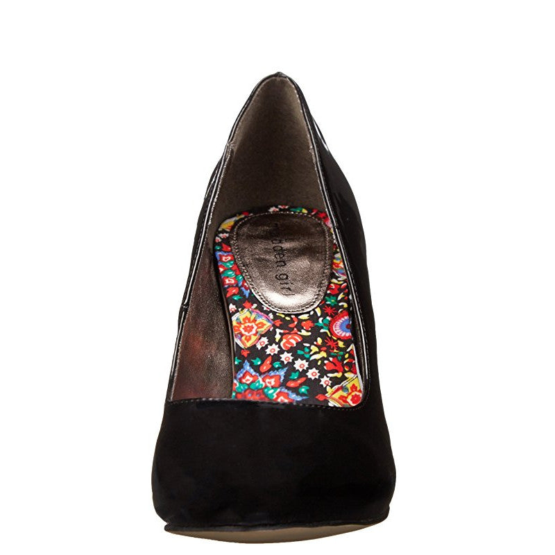 Madden Girl Women's Propose Pump - Black Patent - ShoeShackOnline