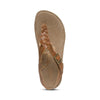 Aetrex Women's Harper Braided Thong Sandal - Cognac SC312W
