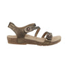 Aetrex Women's Jillian Braided Quarter Strap Sandal - Bronze SC454W - ShoeShackOnline