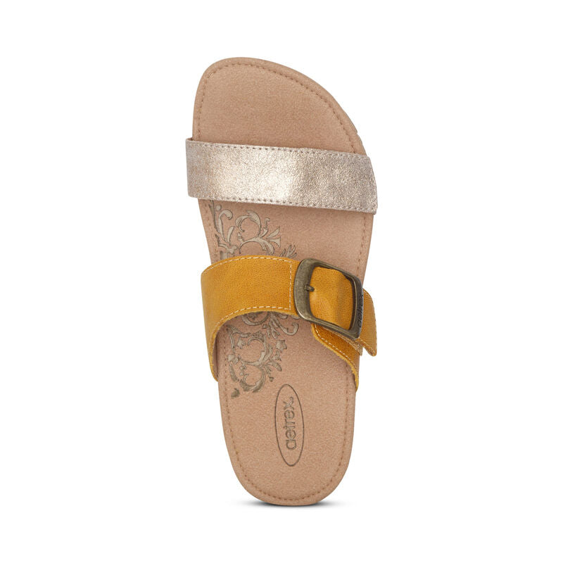 Aetrex Women's Daisy Sandal - Sunflower SC547