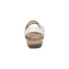 Aetrex Women's Jess Adjustable Quarter Strap Sandal - White SE211