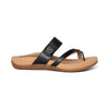 Aetrex Women's Izzy Adjustable Slide Sandal - Black SE220