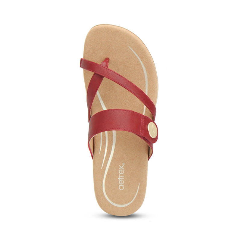 Aetrex slide sandals shops