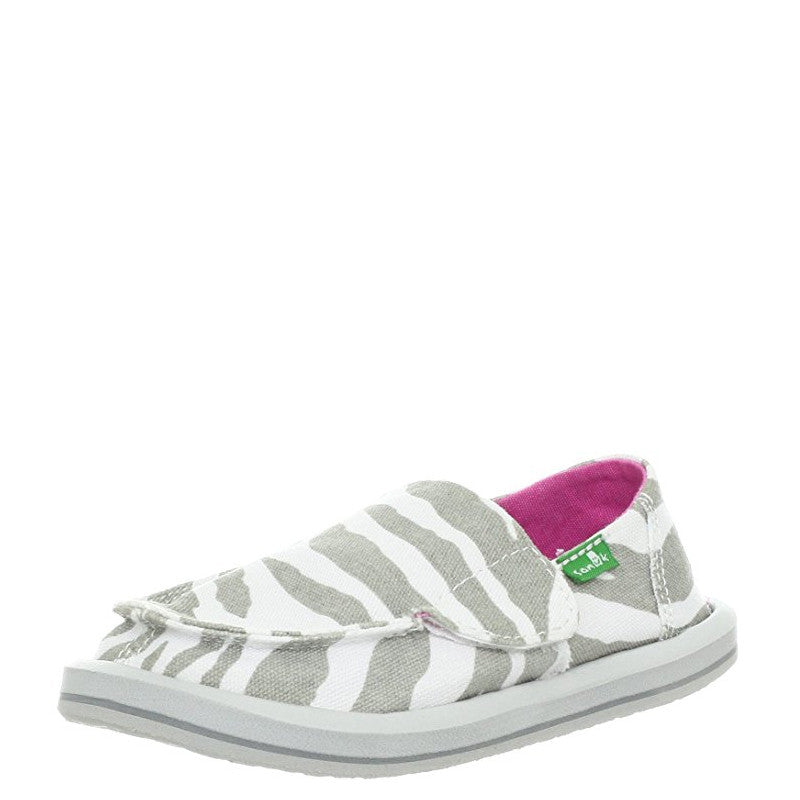 Sanuk Toddler's I'm Game - Zebra Grey SGF1064T - ShoeShackOnline