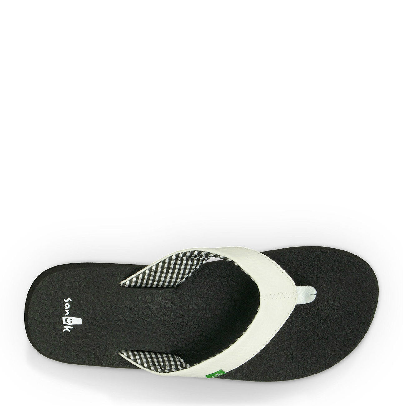 Sanuk Yoga Mat Flip Flop White Sandals