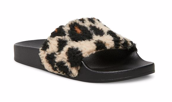 Leopard slides hot sale steve madden