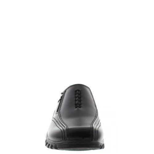 Deer Stags Boy's Stadium Slip On Dress Shoe - Black - ShoeShackOnline