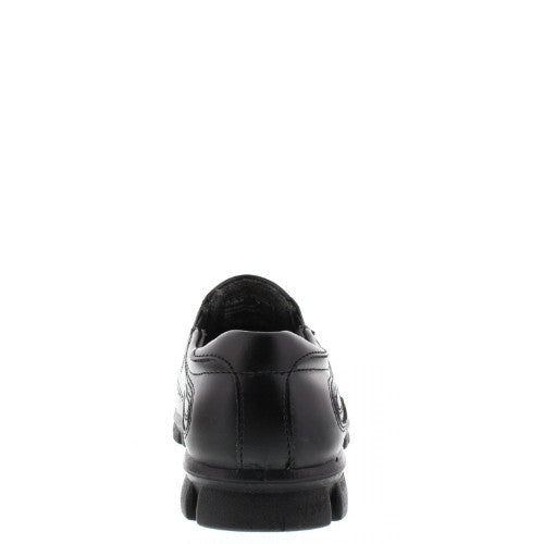 Deer Stags Boy's Stadium Slip On Dress Shoe - Black - ShoeShackOnline