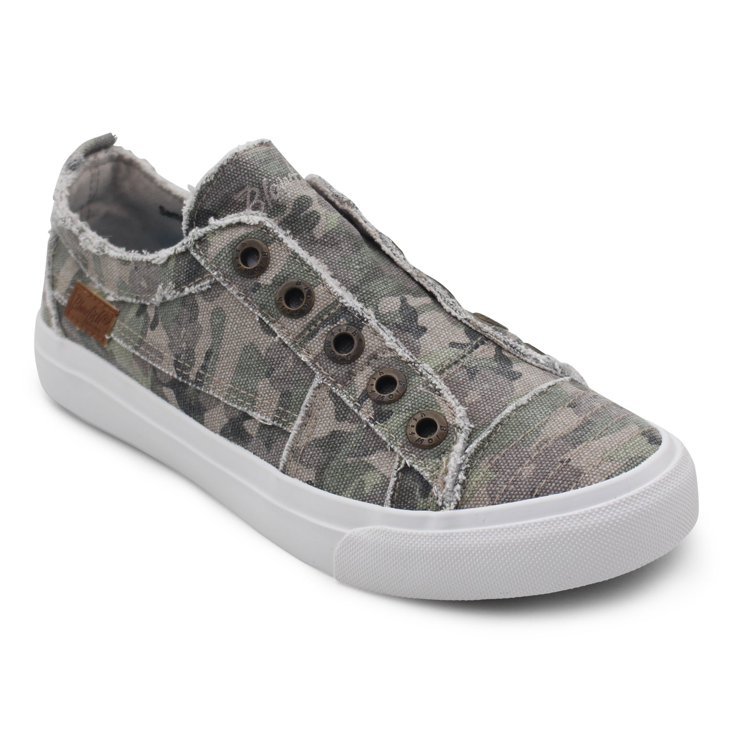 Blowfish Women's Play Slip On Sneaker - Natural Love Not War