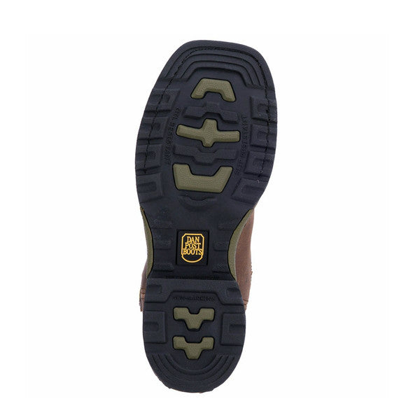 Dan Post Men's Hunter 11" Work Boot - Saddle Tan/Mossy Oak DP69408 - ShoeShackOnline