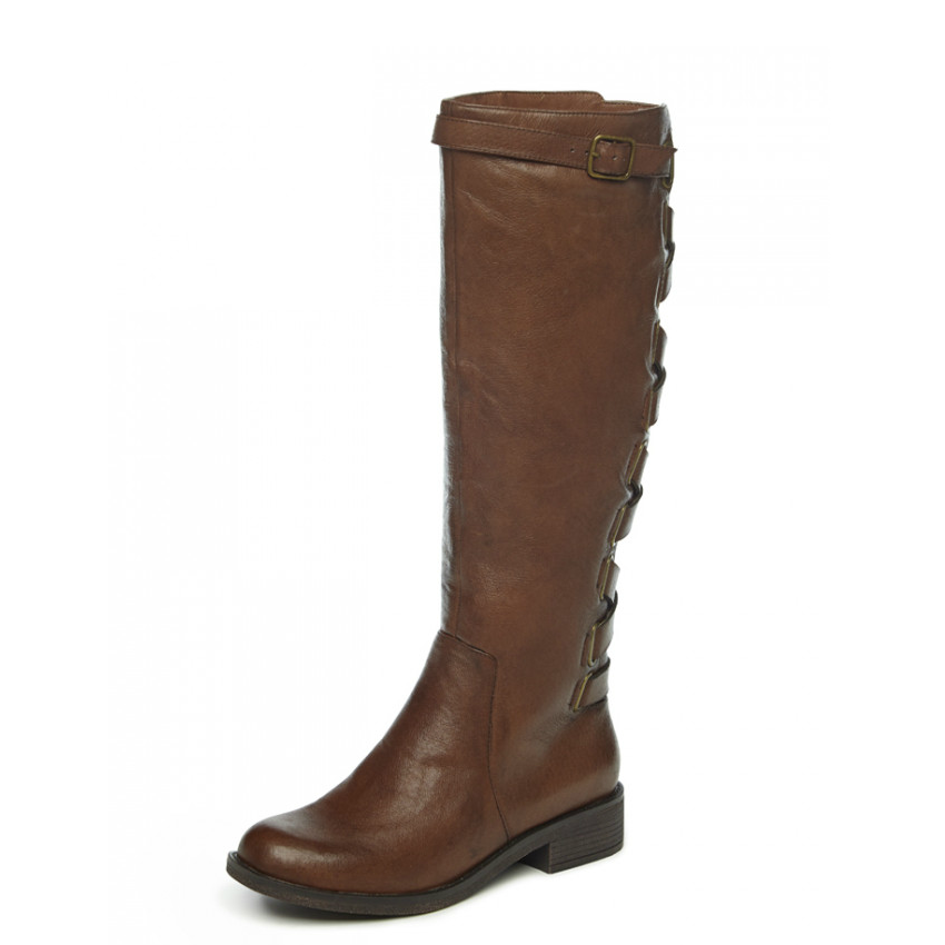 Yellow Box Katheron Boot in Cognac 20349 - ShoeShackOnline