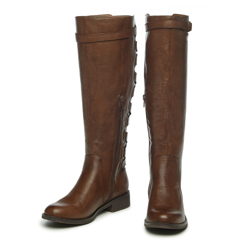 Yellow Box Katheron Boot in Cognac 20349 - ShoeShackOnline