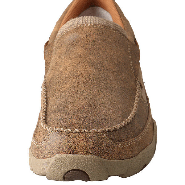 Twisted X Men's Slip-On Driving Moccasin - Bomber MDMS002 - ShoeShackOnline
