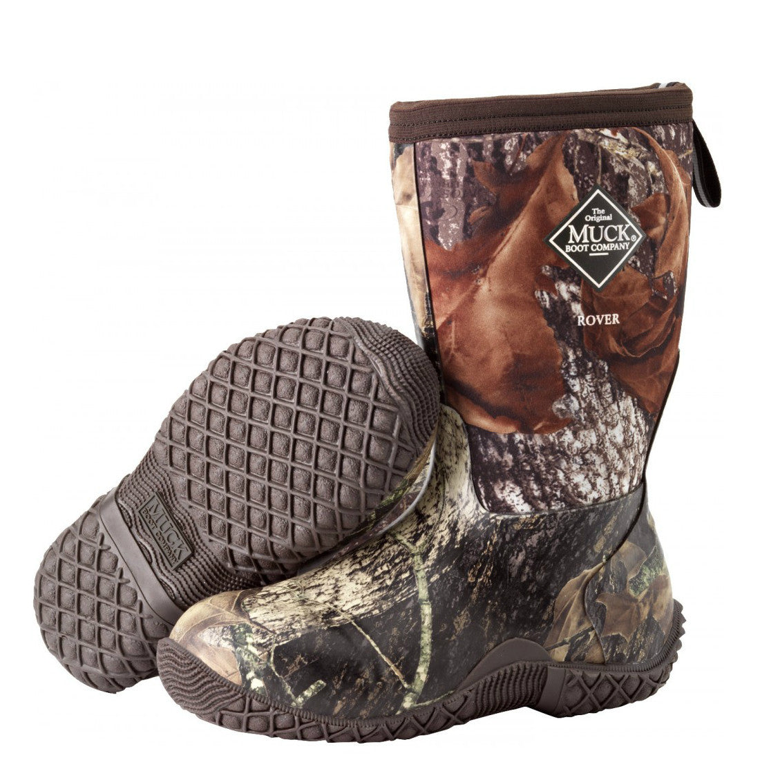 Muck Boots Kid's Rover II Outdoor Sport Boot - Mossy Oak Break-Up RVT-MOBU - ShoeShackOnline